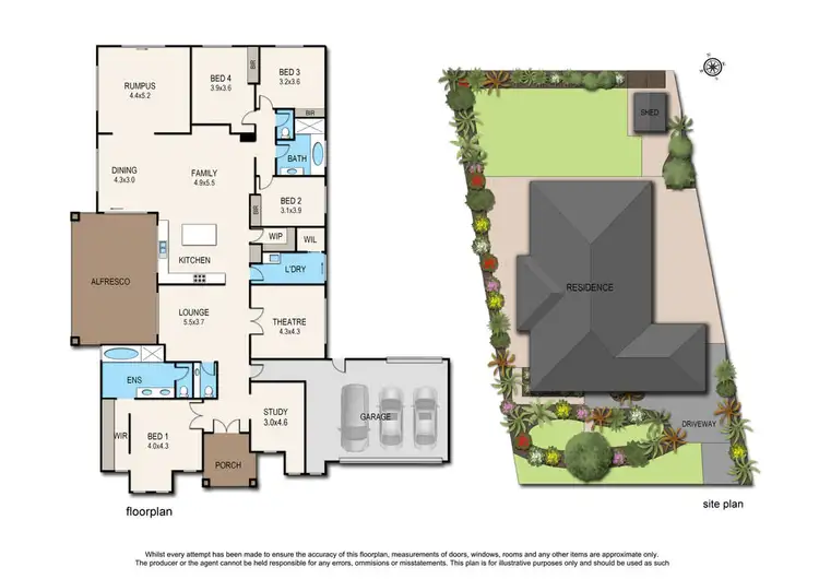 Floorplan of Homely house listing, 8 Avenview Drive, Narre Warren North VIC 3804