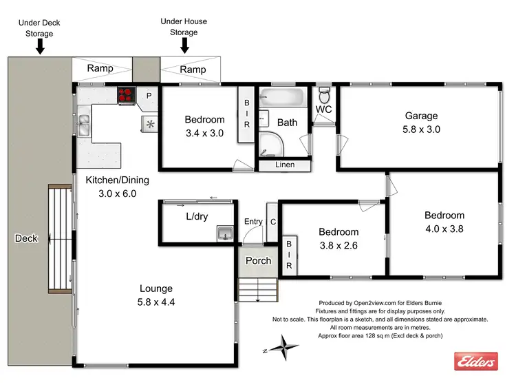Floorplan of Homely house listing, 8 Maydena Place, Parklands TAS 7320