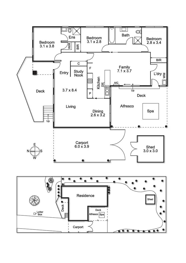 Floorplan of Homely house listing, 53 Somers Avenue, Mccrae VIC 3938