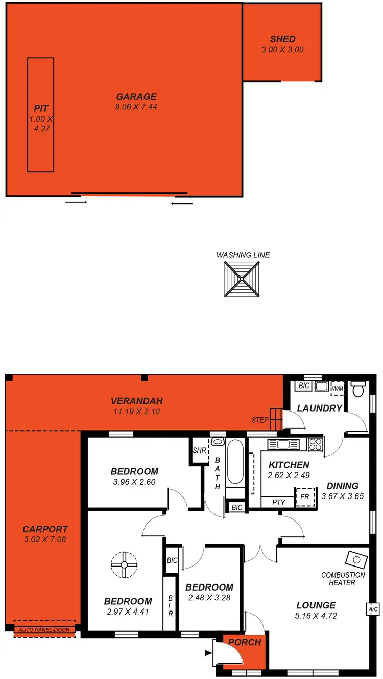 Floorplan of Homely house listing, 5 Greenock Drive, Sturt SA 5047