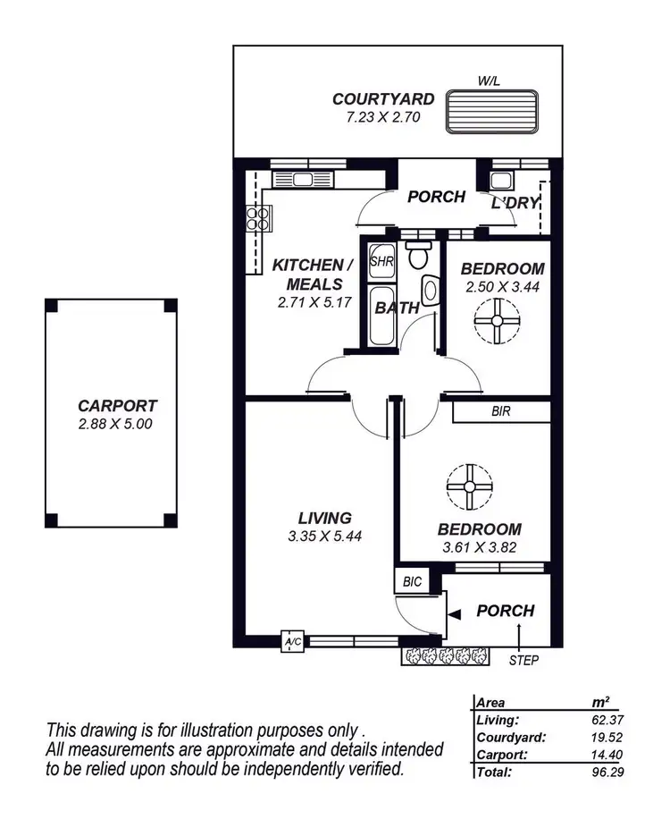 Floorplan of Homely house listing, 2/2 Fourth Avenue, Glenelg East SA 5045