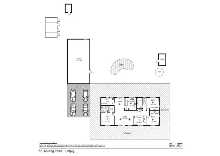 Floorplan of Homely house listing, Section 3256 Goode Road, Humpty Doo NT 836
