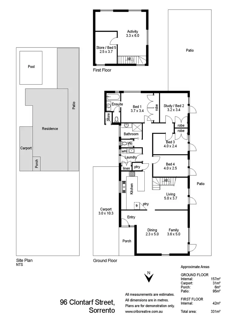 Floorplan of Homely house listing, 96 Clontarf Street, Sorrento WA 6020