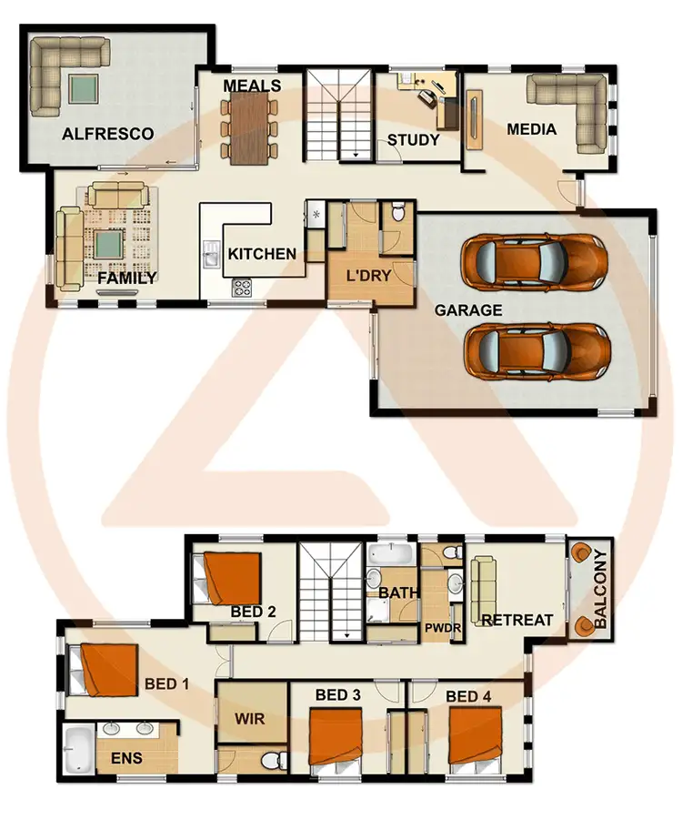 Floorplan of Homely house listing, 34 Sandalwood Street, Heathwood QLD 4110