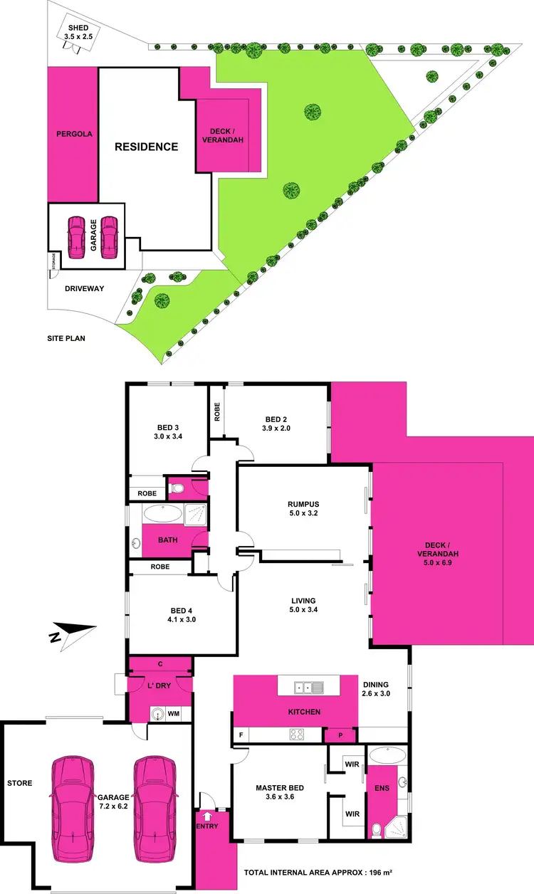Floorplan of Homely house listing, 7 Taras Court, St Albans Park VIC 3219