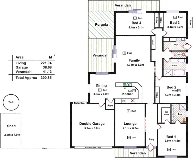 Floorplan of Homely house listing, 12 Claret Avenue, Virginia SA 5120