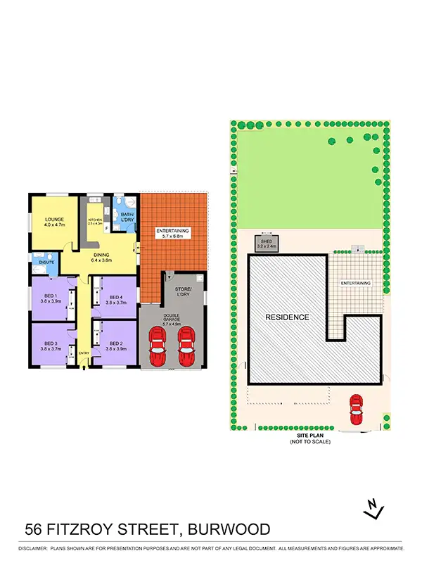 Floorplan of Homely house listing, 56 Fitzroy Street, Burwood NSW 2134
