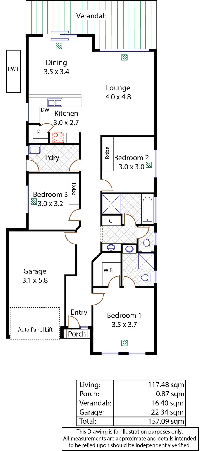 Floorplan of Homely house listing, 21 Oakwood Circuit, Munno Para West SA 5115