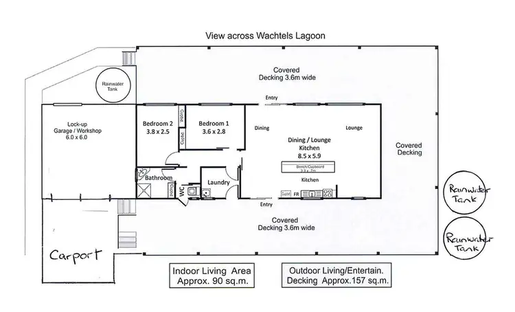Floorplan of Homely house listing, 37 Albrecht Rd, Kingston On Murray SA 5331