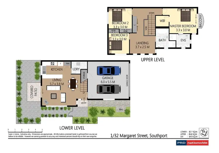 Floorplan of Homely townhouse listing, 32 Margaret Street, Southport QLD 4215