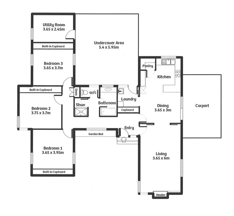Floorplan of Homely house listing, 1 Jarvis Avenue, Murray Bridge SA 5253