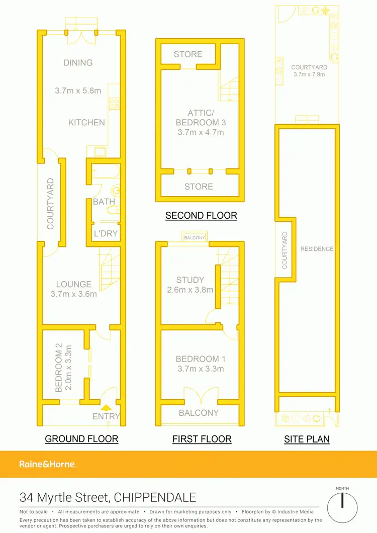 Floorplan of Homely house listing, 34 Myrtle Street, Chippendale NSW 2008