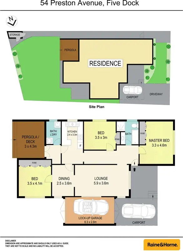 Floorplan of Homely house listing, 54 Preston Ave, Five Dock NSW 2046