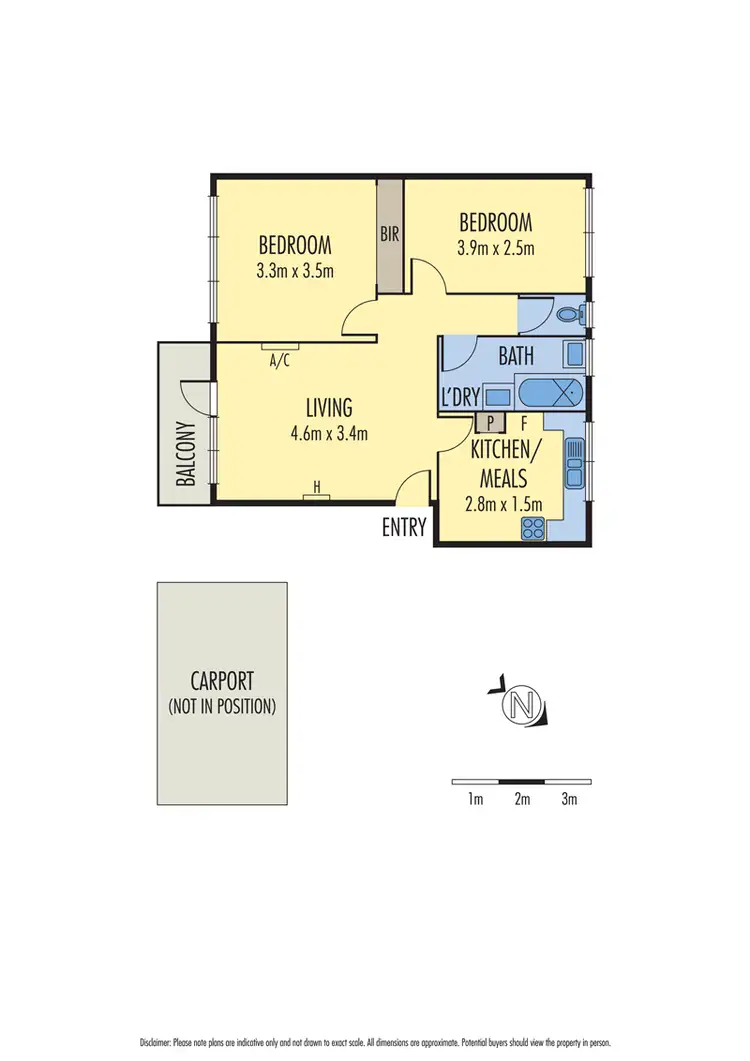 Floorplan of Homely unit listing, 12/29 Champion Road, Williamstown VIC 3016