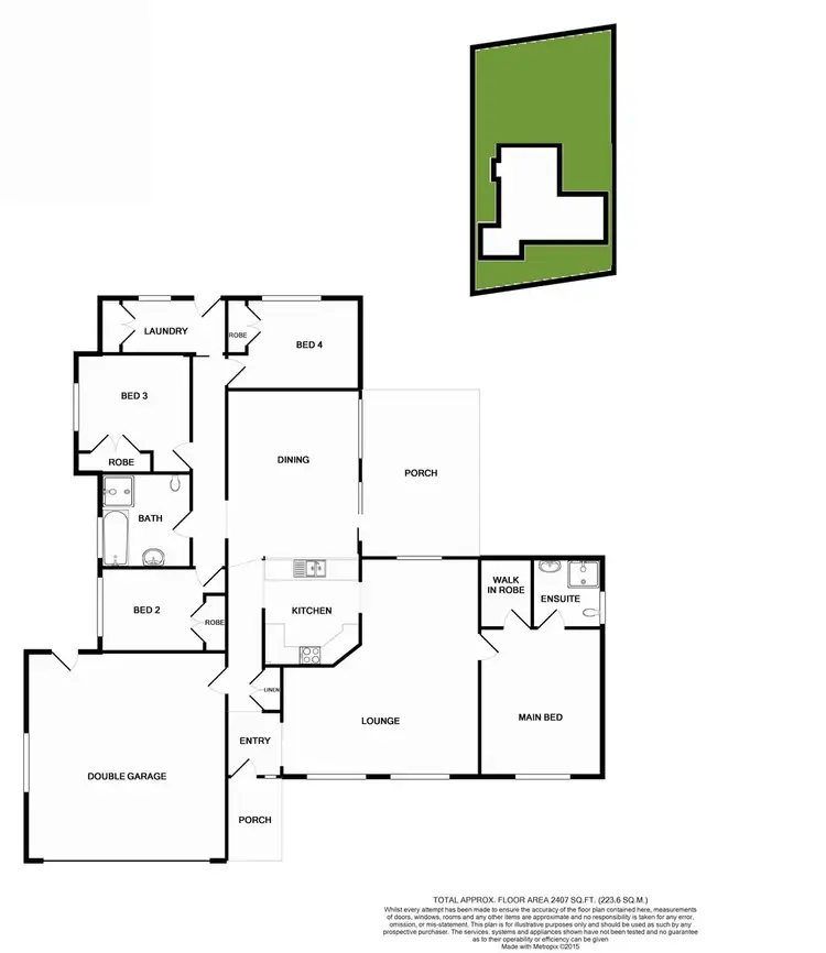 Floorplan of Homely house listing, 211 Aberglasslyn Rd, Aberglasslyn NSW 2320