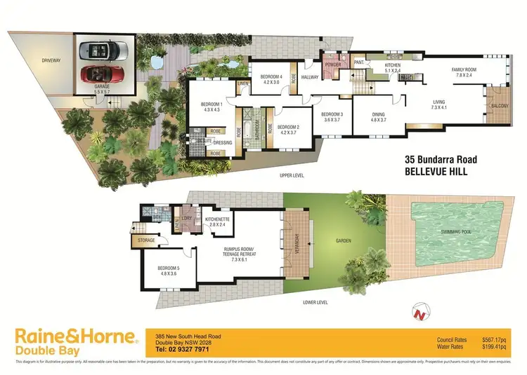 Floorplan of Homely house listing, 35 Bundarra Road, Bellevue Hill NSW 2023