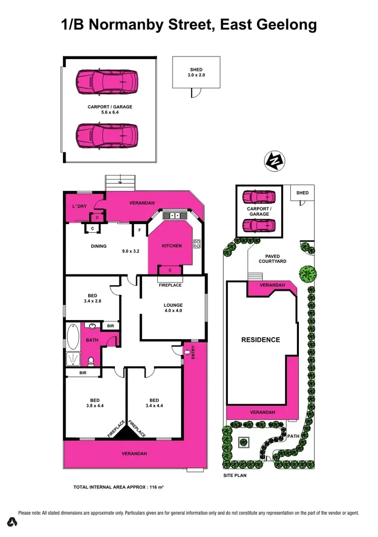 Floorplan of Homely house listing, 1B Normanby Street, East Geelong VIC 3219