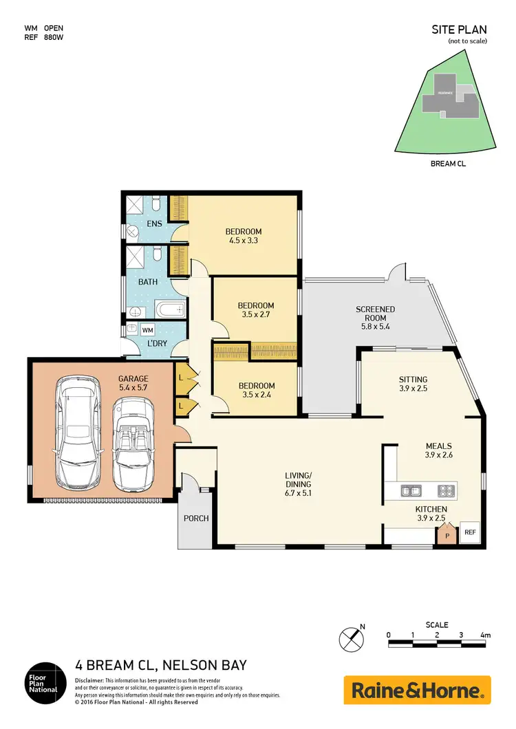 Floorplan of Homely house listing, 4 Bream Close, Nelson Bay NSW 2315