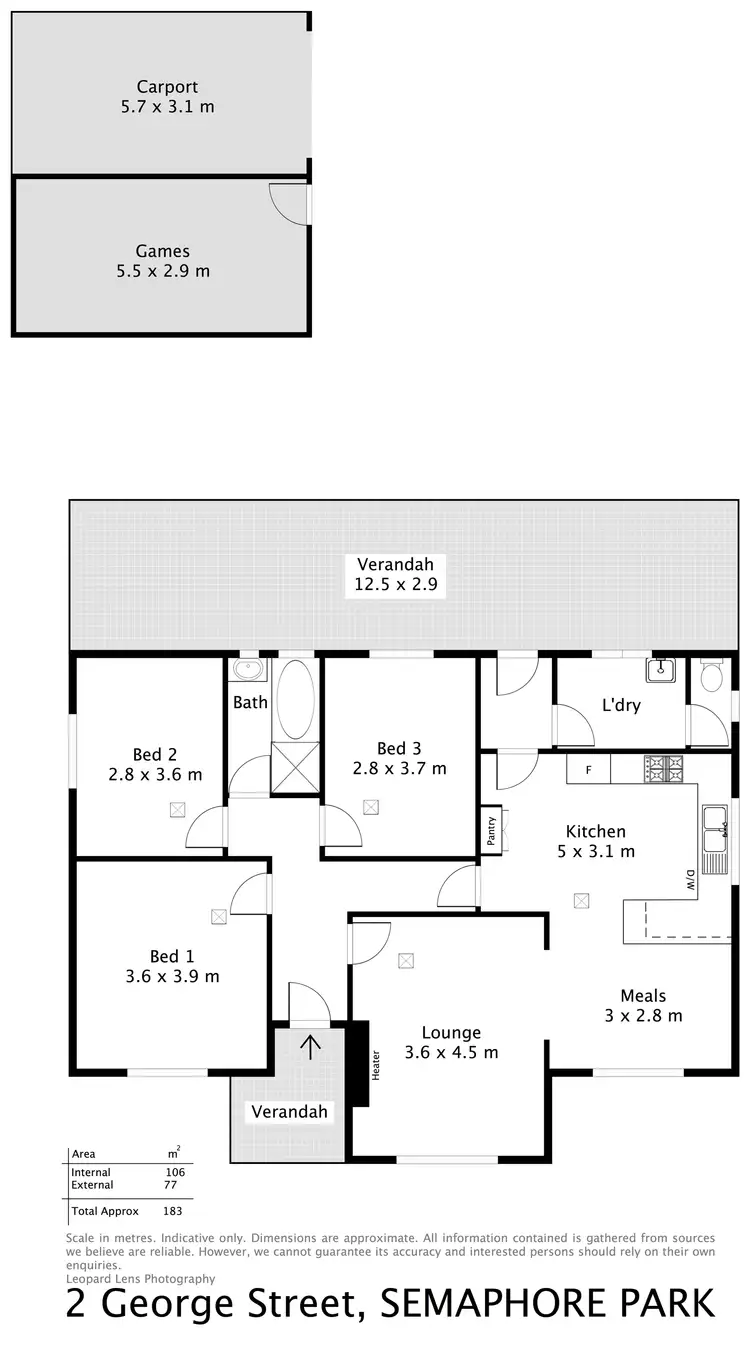 Floorplan of Homely house listing, 2 George Street, Semaphore Park SA 5019