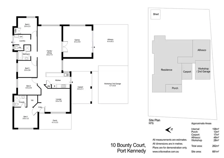Floorplan of Homely house listing, 10 Bounty Court, Port Kennedy WA 6172