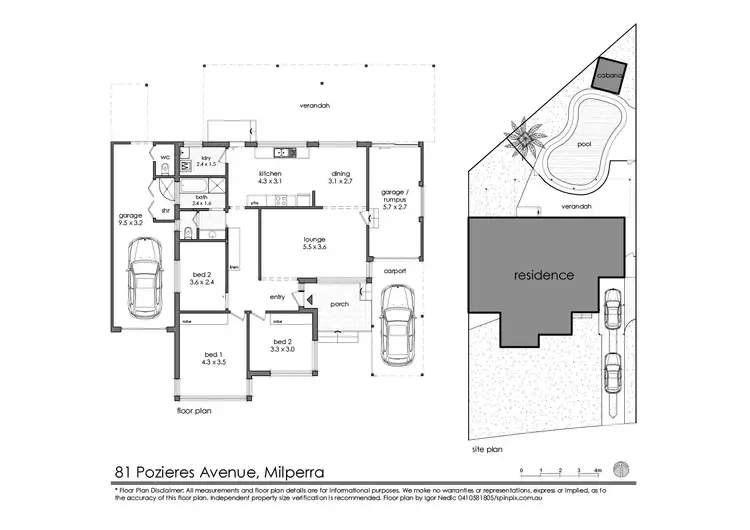 Floorplan of Homely house listing, 81 Pozieres Avenue, Milperra NSW 2214