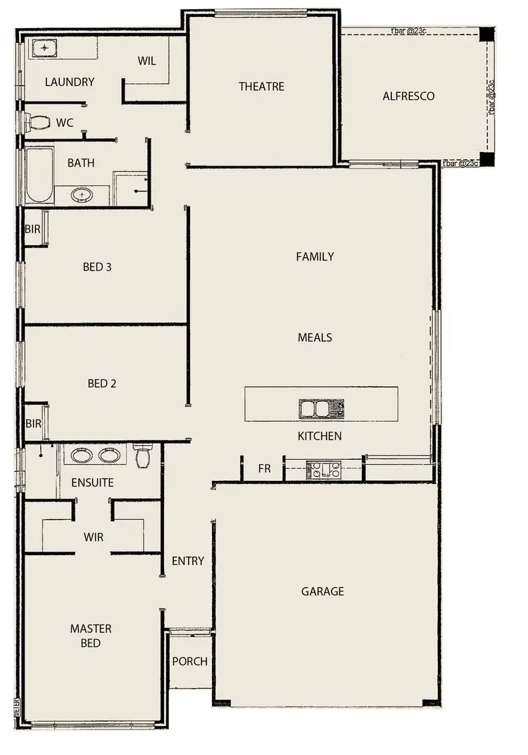 Floorplan of Homely house listing, 21 Skylark Loop, Erskine WA 6210