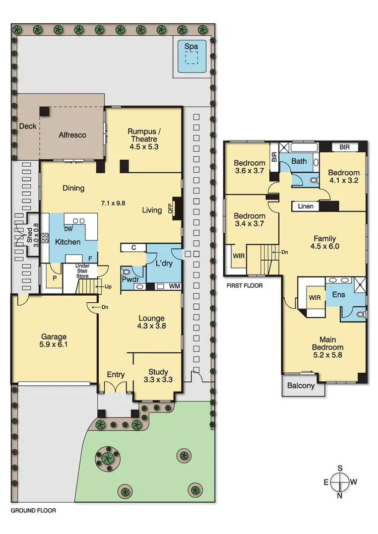 Floorplan of Homely house listing, 12 Drewett Circuit, Croydon VIC 3136