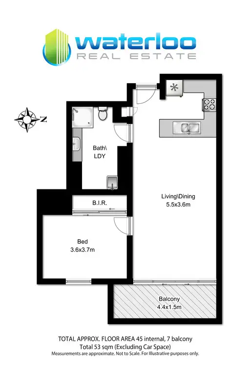 Floorplan of Homely house listing, 265/9 Crystal Street, Waterloo NSW 2017