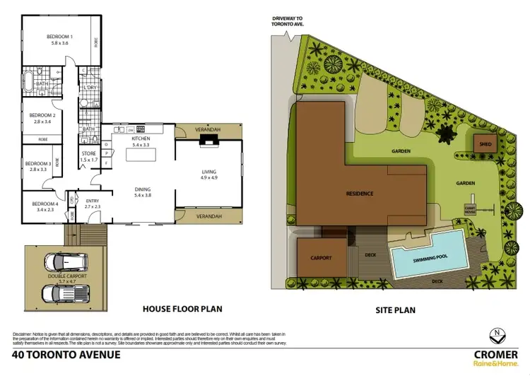 Floorplan of Homely house listing, 40 Toronto Avenue, Cromer NSW 2099