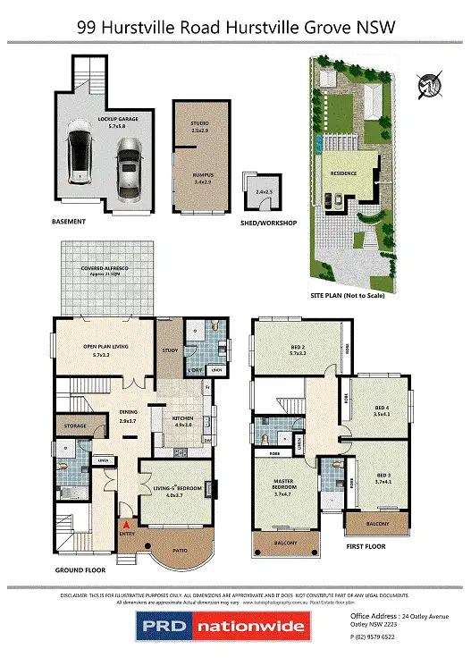 Floorplan of Homely house listing, 99 Hurstville Road, Hurstville Grove NSW 2220