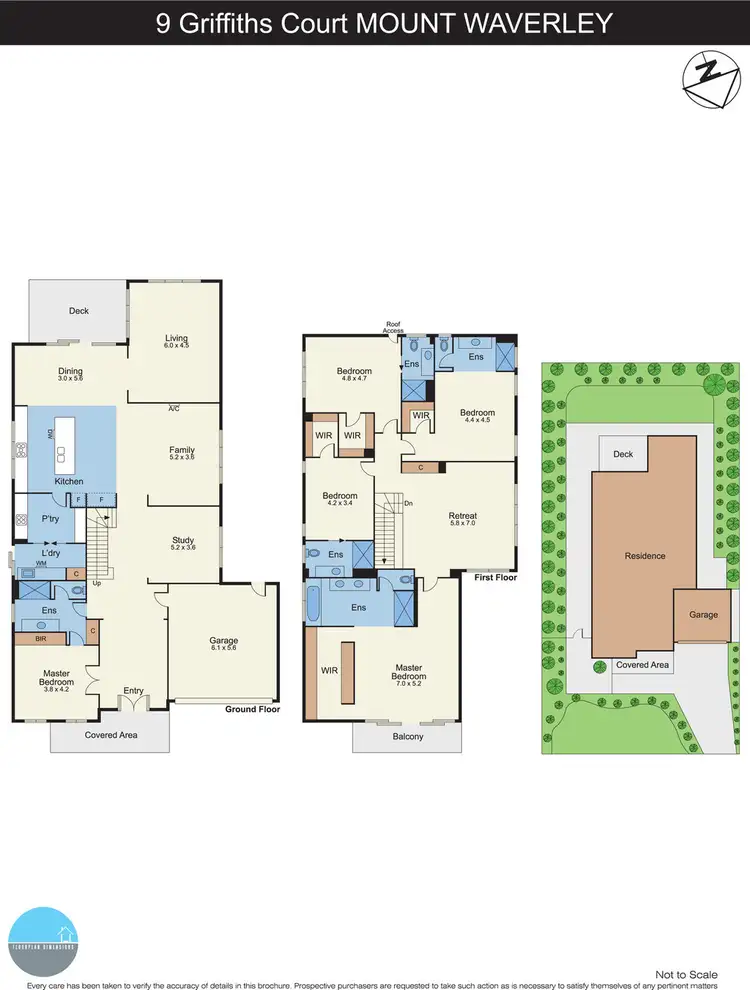 Floorplan of Homely house listing, 9 Griffiths Court, Mount Waverley VIC 3149