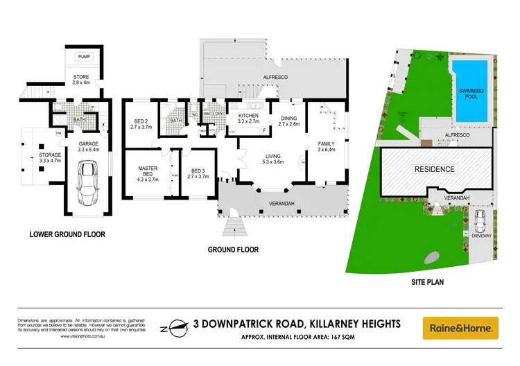 Floorplan of Homely house listing, 3 Downpatrick Road, Killarney Heights NSW 2087