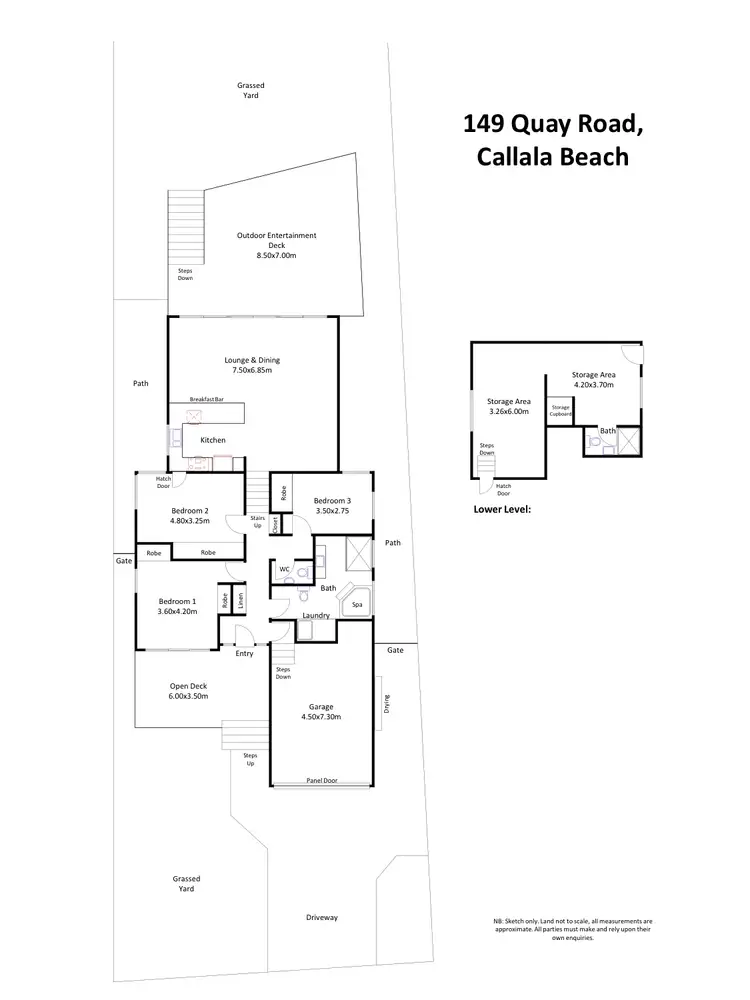Floorplan of Homely house listing, 149 Quay Road, Callala Beach NSW 2540