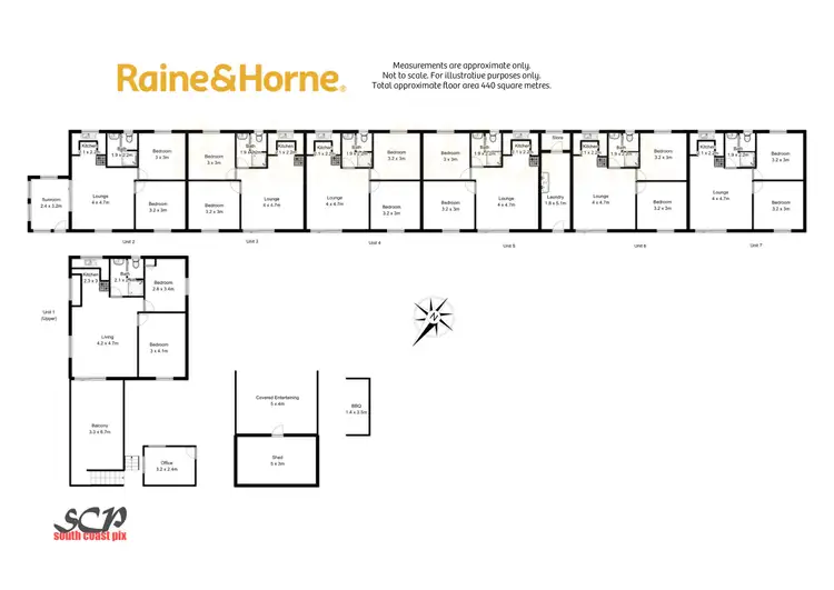 Floorplan of Homely block of units listing, 220 Beach Road, Batehaven NSW 2536