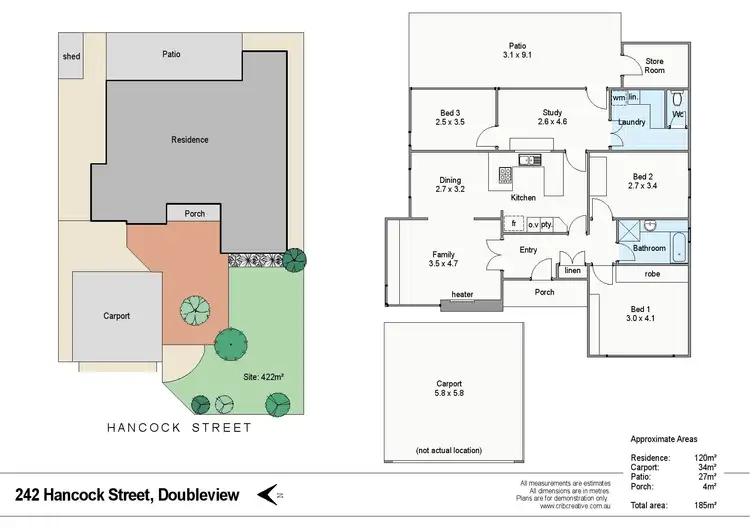 Floorplan of Homely house listing, 242 Hancock Street, Doubleview WA 6018