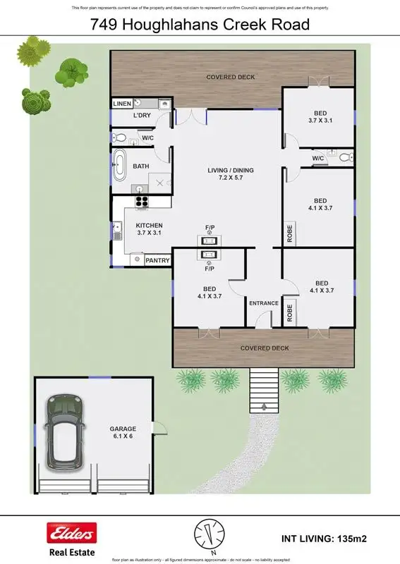 Floorplan of Homely rural property listing, # 749 Houghlahans Creek Road, Pearces Creek NSW 2477