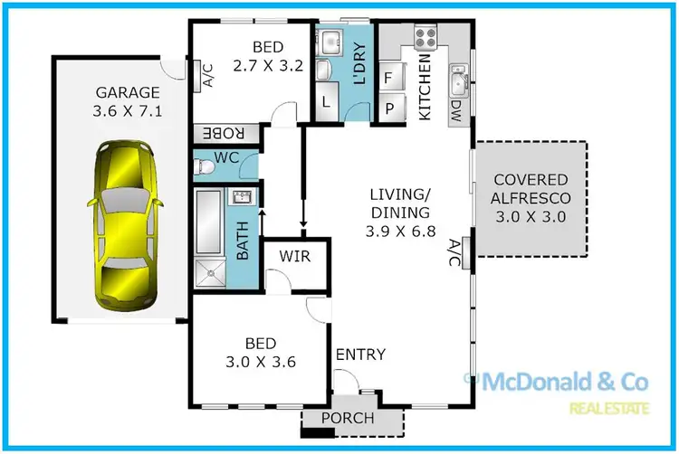 Floorplan of Homely townhouse listing, 4 Ward Street, Bell Post Hill VIC 3215