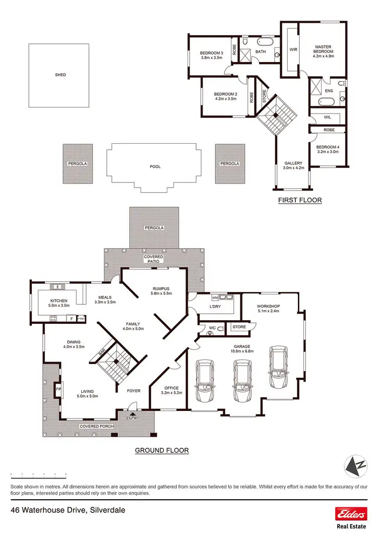 Floorplan of Homely house listing, 46 Waterhouse Drive, Silverdale NSW 2752