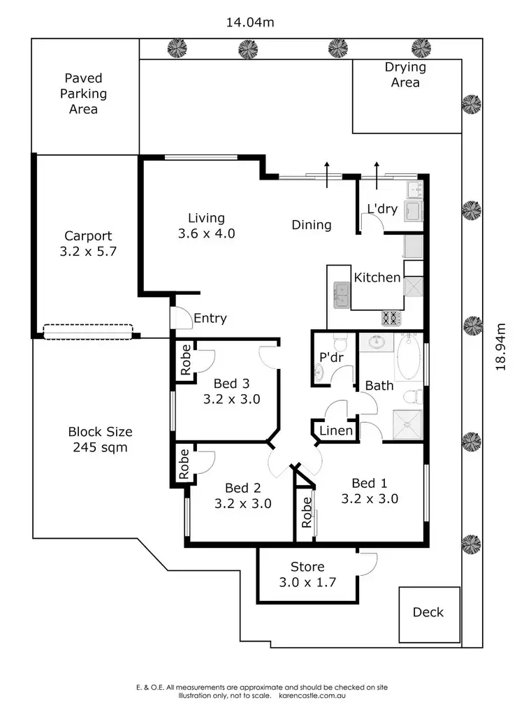 Floorplan of Homely villa listing, 10/56 Oats Street, East Victoria Park WA 6101