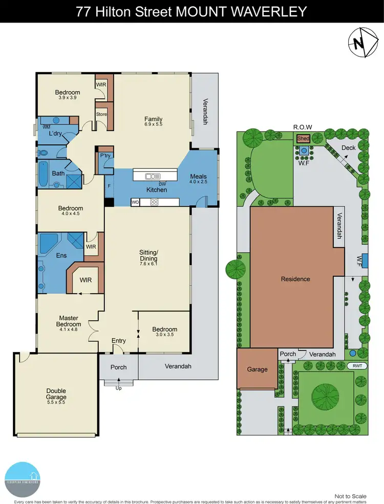 Floorplan of Homely house listing, 77 Hilton Street, Mount Waverley VIC 3149