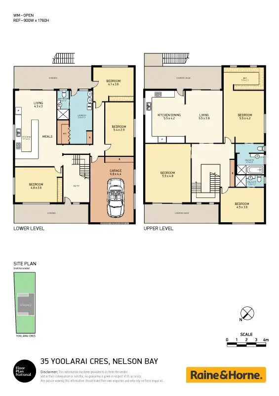 Floorplan of Homely house listing, 35 Yoolarai Crescent, Nelson Bay NSW 2315