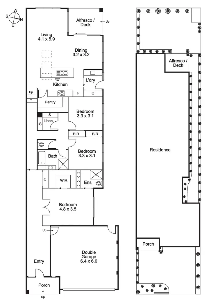 Floorplan of Homely house listing, 733A Nepean Highway, Mornington VIC 3931