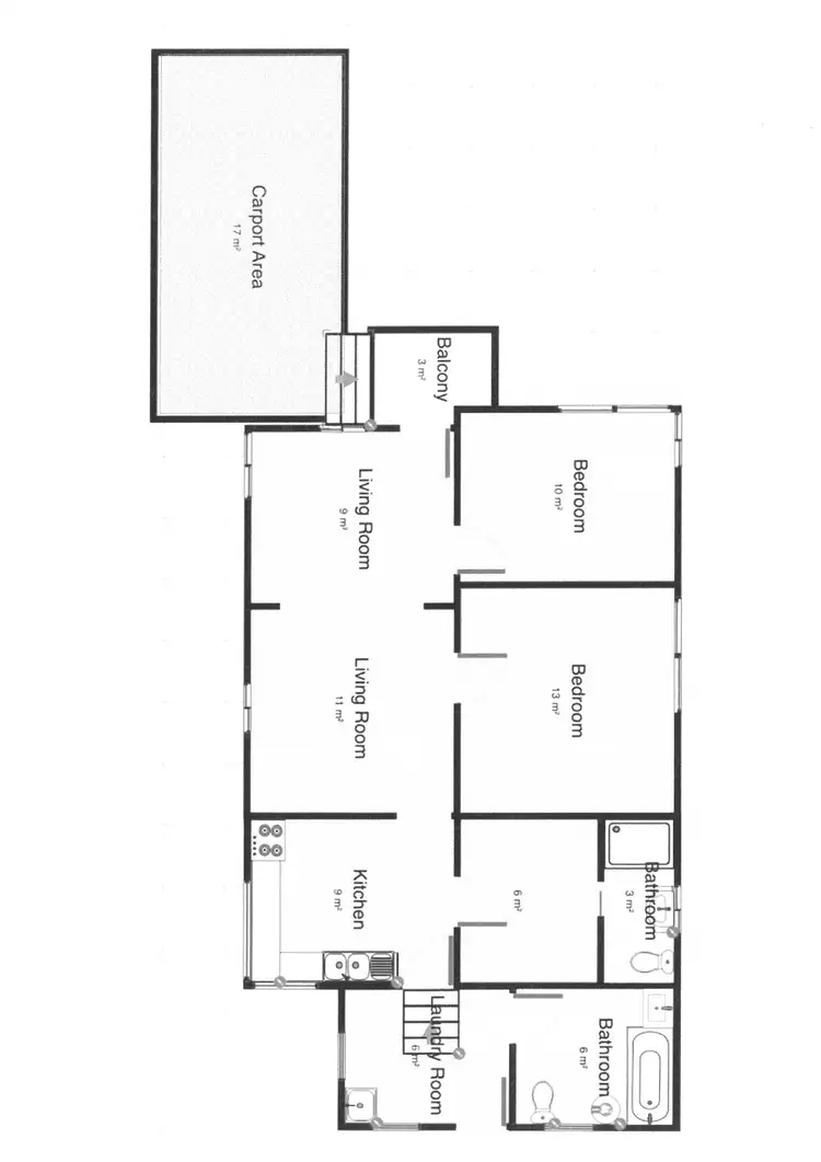 Floorplan of Homely house listing, 75 King Street, Woody Point QLD 4019