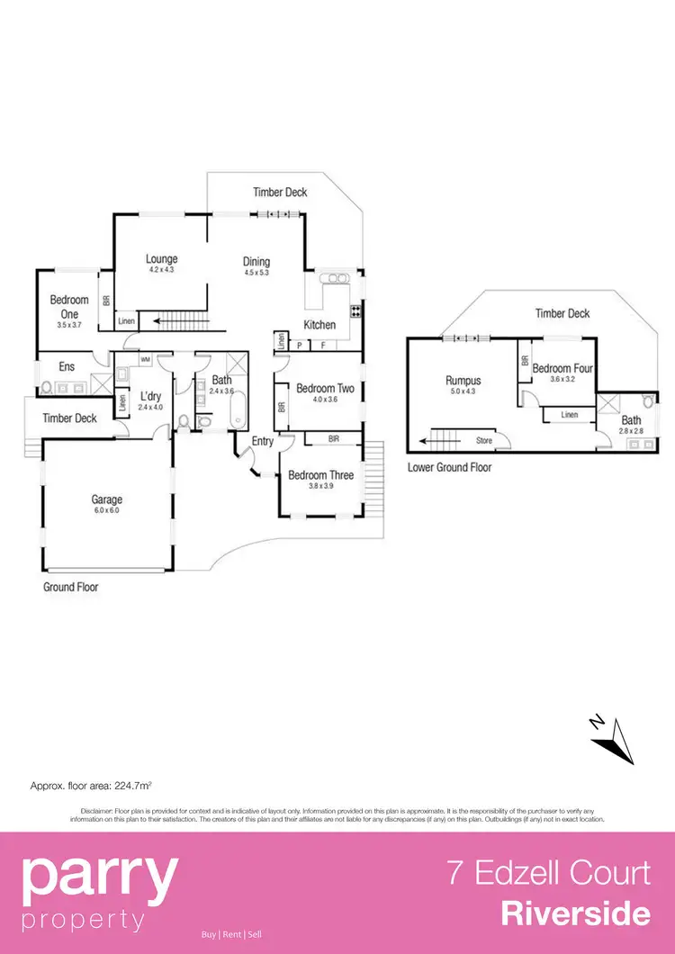 Floorplan of Homely house listing, 7 Edzell Court, Riverside TAS 7250