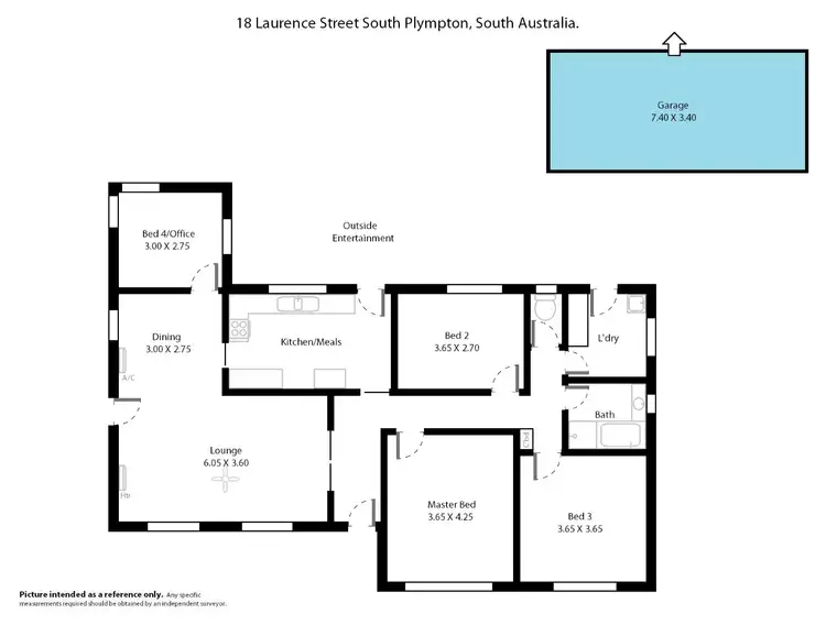 Floorplan of Homely house listing, 18 Laurence Street, South Plympton SA 5038