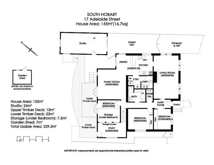 Floorplan of Homely house listing, 17 Adelaide Street, South Hobart TAS 7004