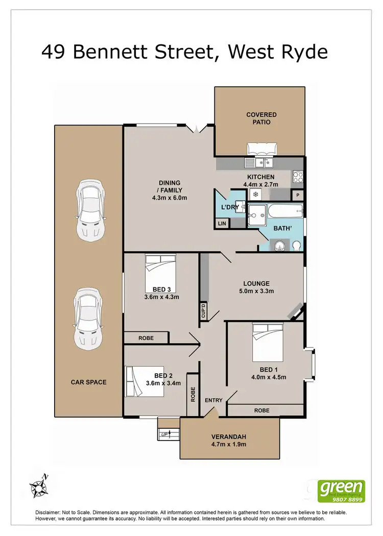 Floorplan of Homely house listing, 49 Bennett Street, West Ryde NSW 2114