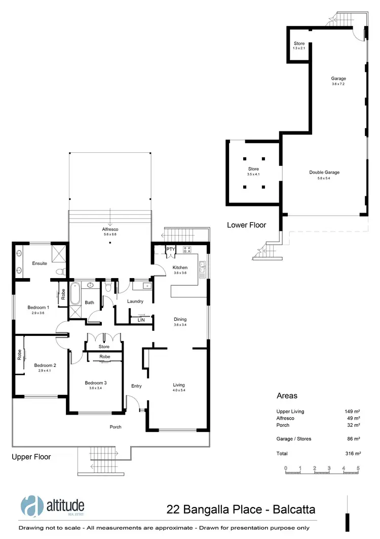 Floorplan of Homely house listing, 22 Bangalla Place, Balcatta WA 6021