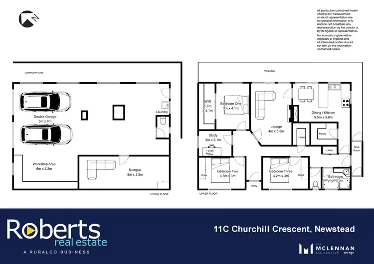 Floorplan of Homely house listing, 11C Churchill Cres, Newstead TAS 7250