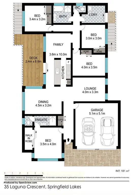 Floorplan of Homely house listing, 35 Laguna Crescent, Springfield Lakes QLD 4300
